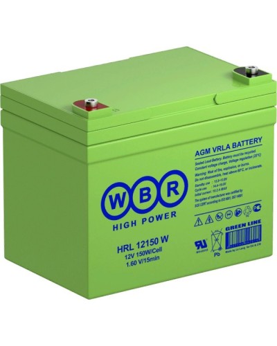 WBR HRL12150W. Аккумулятор герметичный свинцово-кислотный. WBR в Якутске