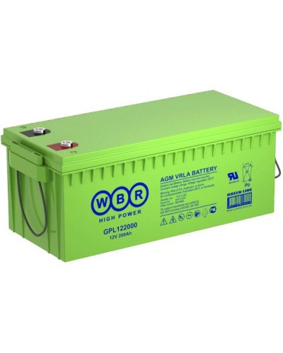 WBR GPL122000. Аккумулятор герметичный свинцово-кислотный. WBR в Якутске