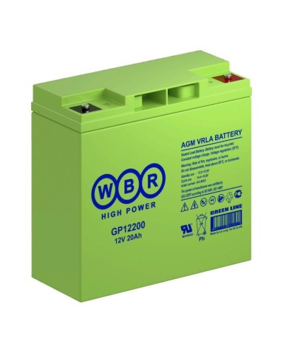 WBR GP12200. Аккумулятор герметичный свинцово-кислотный. WBR в Якутске