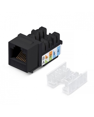 WR-KJ-RJ45-C5E-90-SW-BK. Вставка Keystone Jack RJ-45. WRLine в Якутске