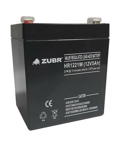 ZUBR HR 1221W (12V, 5Ah). Аккумулятор герметичный свинцово-кислотный. ZUBR в Якутске