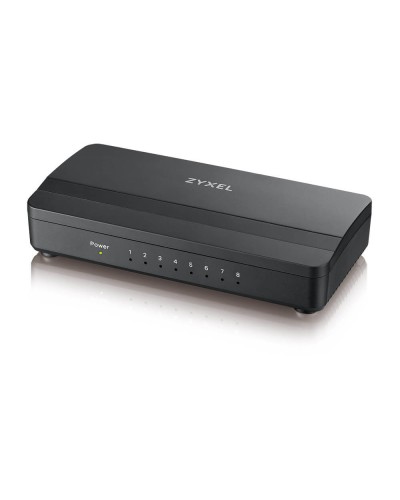 GS-108SV2-EU0101F. Коммутатор 8 портов 1000 Мбит/с, настольный. ZYXEL в Якутске