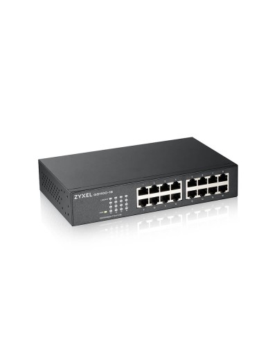 GS1100-16-EU0103F. Коммутатор 16xGE, rack 19, бесшумный. ZYXEL в Якутске