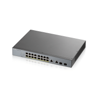 GS1350-18HP-EU0101F. Коммутатор сетевой PoE управляемый L2. ZYXEL