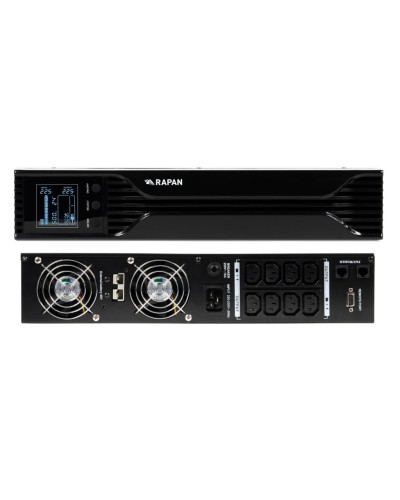 RAPAN-UPS 3000 RACK+4х9Ah (RAPAN-UPS 3000-RACK-IN-4х9-E) (8960). Бесперебойный источник питания. Бастион в Якутске