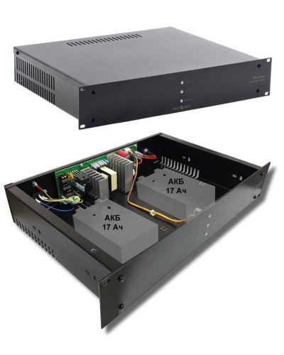 СКАТ-1200У RACK (СКАТ ИБП-12/7-2x17-RACK) (2141). Источник вторичного электропитания резервированный. Бастион в Якутске