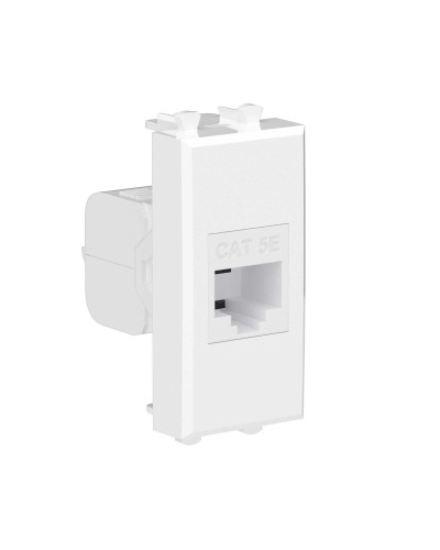 Розетка RJ-45 Avanti 1 модуль белое облако (4400661): Розетка компьютерная, без шторки модульная, кат.5е в Якутске