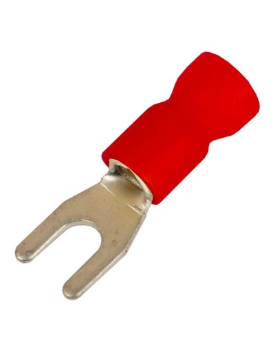 Наконечник вилочный НВИ 0,25-1,5 М3 (D3,2мм) (100 шт) (2A13P-EE-PVC). Наконечник вилочный с изолированным фланцем ПВХ. ДКС в Якутске