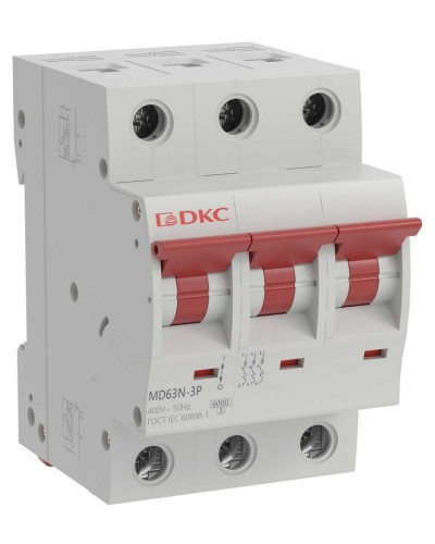 YON max MD63N 3P 32А 6кА C (MD63N-3PC32). Автоматический выключатель. ДКС в Якутске