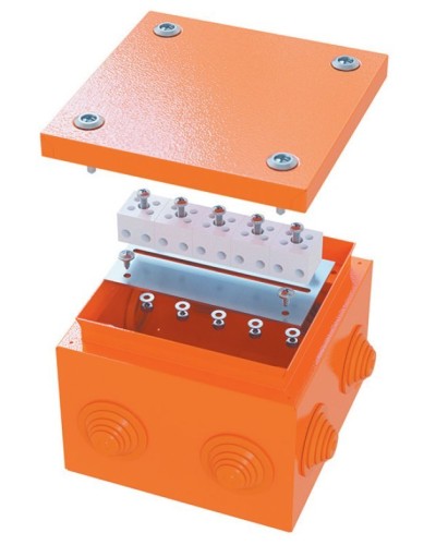 Коробка FS 150х150х80 5P (FSB30516): Коробка ответвительная огнестойкая стальная в Якутске