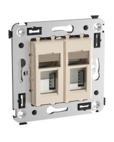 Розетка USB в стену Avanti ванильная дымка (4405543). Розетка USB. ДКС в Якутске