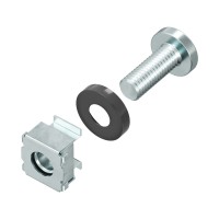 Комплект крепежный - винт, шайба, гайка для напольных 19 IT-корпусов CQE (50 шт) (R5CNS50). Комплект крепежный для напольных 19 IT-корпусов. ДКС