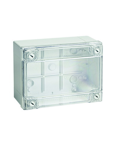 Коробка ответвительная с гладкими стенками IP56, 300х220х120 (54320). Коробка ответвительная с гладкими стенками и прозрачной крышкой. ДКС в Якутске