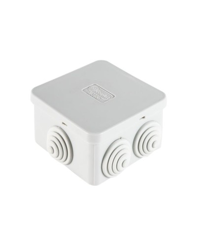 Коробка JBS070 70х70х40, 6 вых., IP44, серая (44056). Коробка монтажная. Экопласт в Якутске