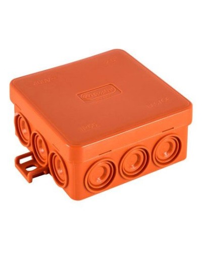 Коробка JBL085 85х85х38, 12 вых., 6P (0,15...2,5мм²) (43255HF): Коробка монтажная, огнестойкая, без галогена в Якутске