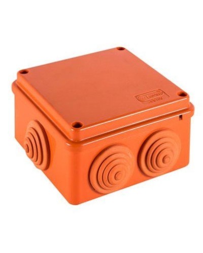 Коробка JBS100 100х100х55, 6 вых., 12P, (0,15-2,5мм²) (43437HF): Коробка монтажная, огнестойкая, без галогена в Якутске