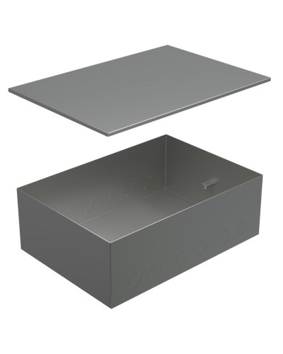 Коробка металлическая с крышкой для заливки в пол BOX/6-8 (70161): Коробка металлическая с крышкой для заливки в пол 249,6х167,6х75мм, для люков 70062, 70082 в Якутске