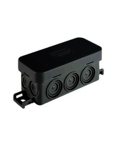Коробка JBL090 90х42х40, 10 вых., IP55, черная (44055BL-1). Коробка монтажная. Экопласт в Якутске