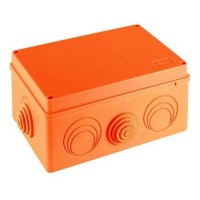 Коробка JBS210 210х150х100, 12P (1,5...2,5мм²) (43626HF): Коробка монтажная, огнестойкая, без галогена