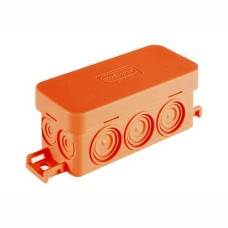 Коробка JBL090 90х42х40, 10 вых., 2P (0,15-2,5мм²) (43054HF): Коробка монтажная, огнестойкая, без галогена