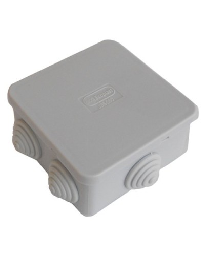 Коробка JBS080 85х85х50, 6 вых., IP44, белая (44066W-1). Коробка монтажная. Экопласт в Якутске