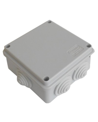 Коробка JBS100 100х100х55, 6 вых., 3P (0,15...2,5мм²) серая (43007HF-GR). Коробка монтажная, огнестойкая, без галогена. Экопласт в Якутске