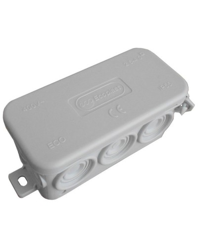 Коробка JBL090 90х42х40, 10 вых., IP55, серая (44055). Коробка монтажная. Экопласт в Якутске