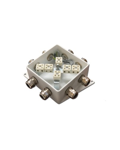 КМ-О (12к*6,0)-IP66-120х120, три ввода: Коробка монтажная огнестойкая в Якутске