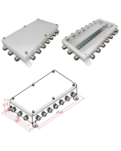 КМ IP66-2040. Коробка монтажная электротехническая. Гефест в Якутске