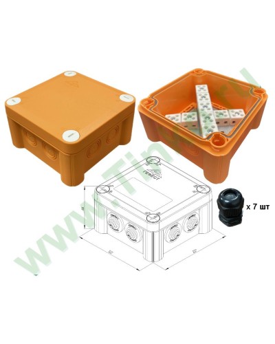 КМ-О-1212(П)(18к)-IP66(П6-12): Коробка монтажная огнестойкая в Якутске