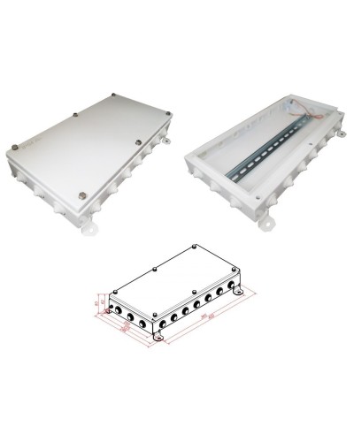 КМ IP55-2040. Коробка монтажная электротехническая. Гефест в Якутске