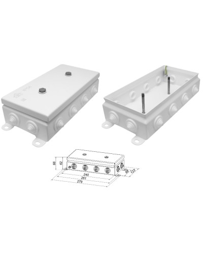 КМ IP55-1224. Коробка монтажная электротехническая. Гефест в Якутске