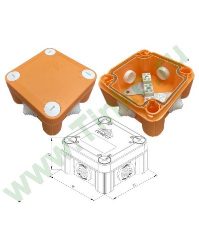 КМ-О-1010(П)(8к)-IP55: Коробка монтажная огнестойкая в Якутске