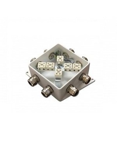 КМ-О (12к*10,0)-IP66-120х120, пять вводов: Коробка монтажная огнестойкая в Якутске