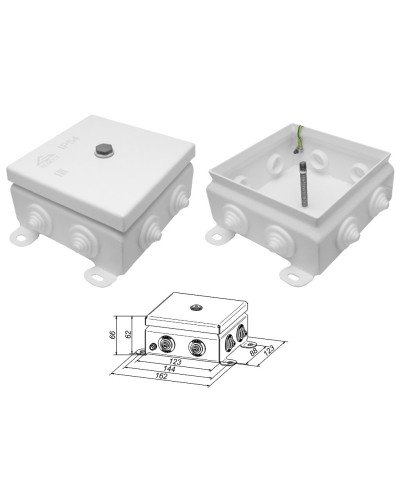 КМ IP55-1212. Коробка монтажная электротехническая. Гефест в Якутске