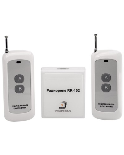 RR-102 + 2 пульта, 250-950 метров, питание 12В. Комплект радиореле. ИПРо в Якутске