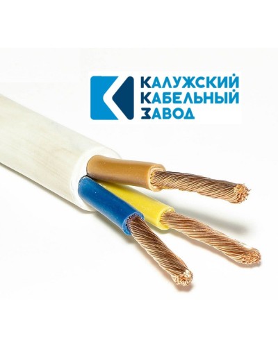 ПВС 3х10,0 белый ГОСТ ККЗ. Провод со скрученными жилами. ККЗ (Калужский Кабельный Завод) в Якутске