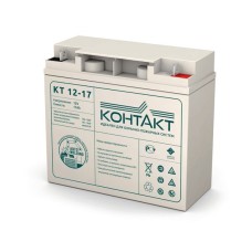 Контакт КТ 12-17. Аккумулятор герметичный свинцово-кислотный. Контакт