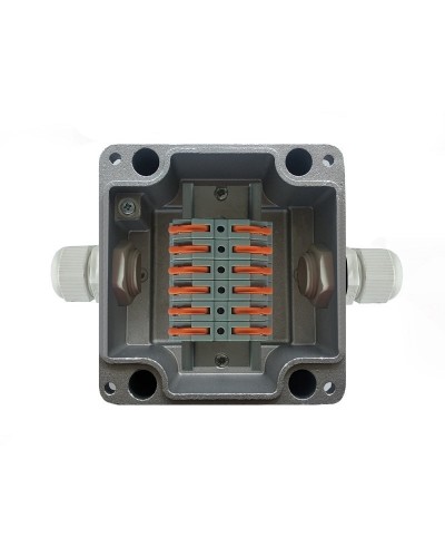 МКС Мороз, 2В, с клеммниками REXANT, IP66/IP68. Коробка коммутационная металлическая. Магнито-Контакт в Якутске