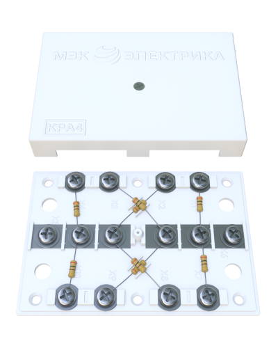 KRA-4 300 Om white (MEC42103). Коробка на 4 абонента. МЭК-Электрика в Якутске
