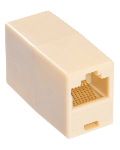 RJ-45 (розетка)-RJ-45 (розетка) (бежевый): Разъем распределительный в Якутске