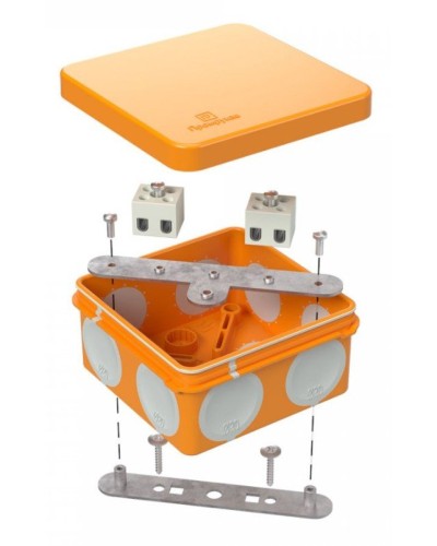 Коробка огнестойкая 80х80х40 (60-0210-FR2.5-4). Коробка огнестойкая для открытой установки. Промрукав в Якутске