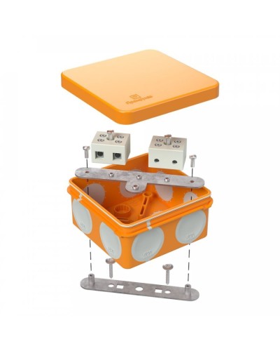 Коробка огнестойкая 80х80х40 (60-0210-FR10.0-4). Коробка огнестойкая для открытой установки. Промрукав в Якутске