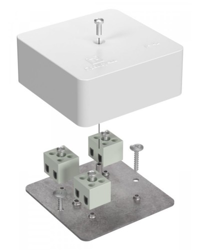 Коробка огнестойкая 75х75х30 (40-0450-FR1.5-6). Коробка огнестойкая для открытой установки. Промрукав в Якутске