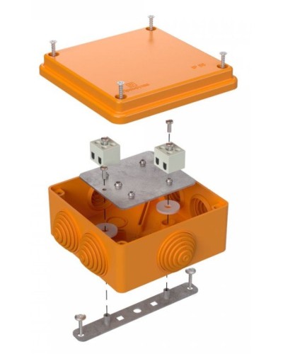 Коробка огнестойкая 100х100х50 (40-0300-FR6.0-4). Коробка огнестойкая для открытой установки. Промрукав в Якутске