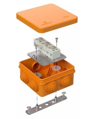 Коробка огнестойкая 80х80х40 (40-0210-FR1.5-6). Коробка огнестойкая для открытой установки. Промрукав в Якутске