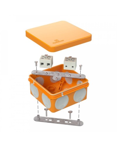 Коробка огнестойкая 80х80х40 (60-0210-FR6.0-4). Коробка огнестойкая для открытой установки. Промрукав в Якутске