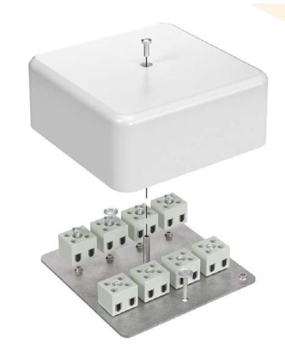 Коробка огнестойкая 103х103х45 для кабель-канала (40-0470-FR10.0-6). Коробка огнестойкая для кабель-канала. Промрукав в Якутске