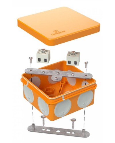 Коробка огнестойкая 80х80х40 (60-0210-FR2.5-6). Коробка огнестойкая для открытой установки. Промрукав в Якутске