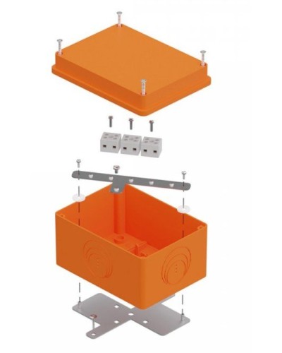 Коробка огнестойкая 150х110х90 E15-E120 для о/п (40-0351-FR6.0-6). Коробка огнестойкая для открытой установки. Промрукав в Якутске